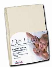 Spannbettlaken für Wasserbett De Luxe Zwirn-Elastan.